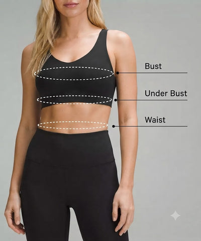 How to measure - Sports Bra